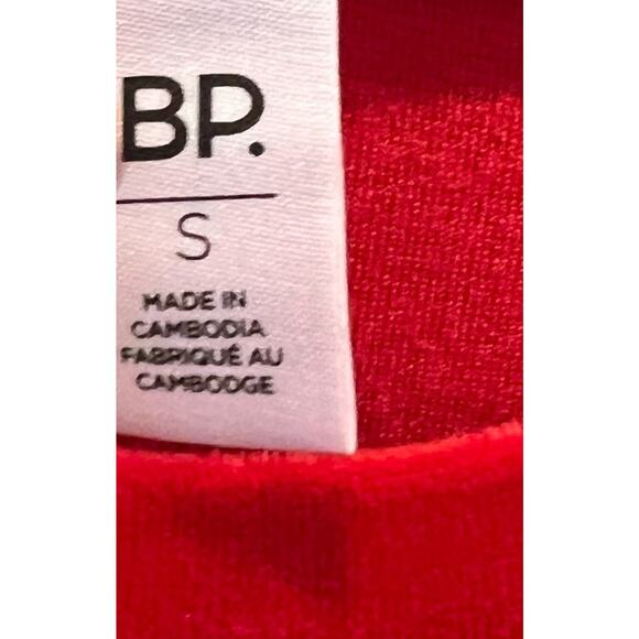 BP Red Sweater sleeve long sleeve Size Small cozy comfy soft - Picture 3 of 5